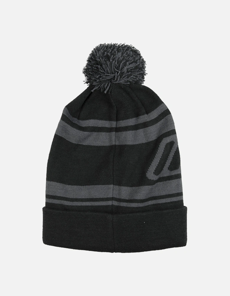 Mens Pom Pom Beanie (Dark Grey)