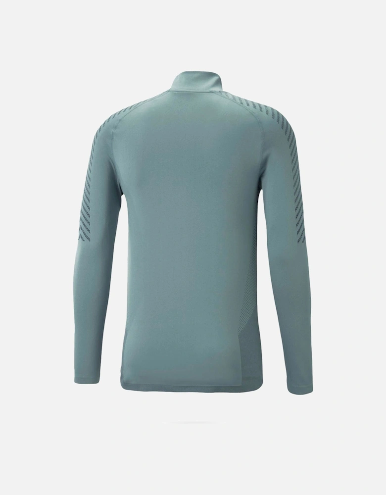 Mens Training Formknit Seamless Top (Blue)