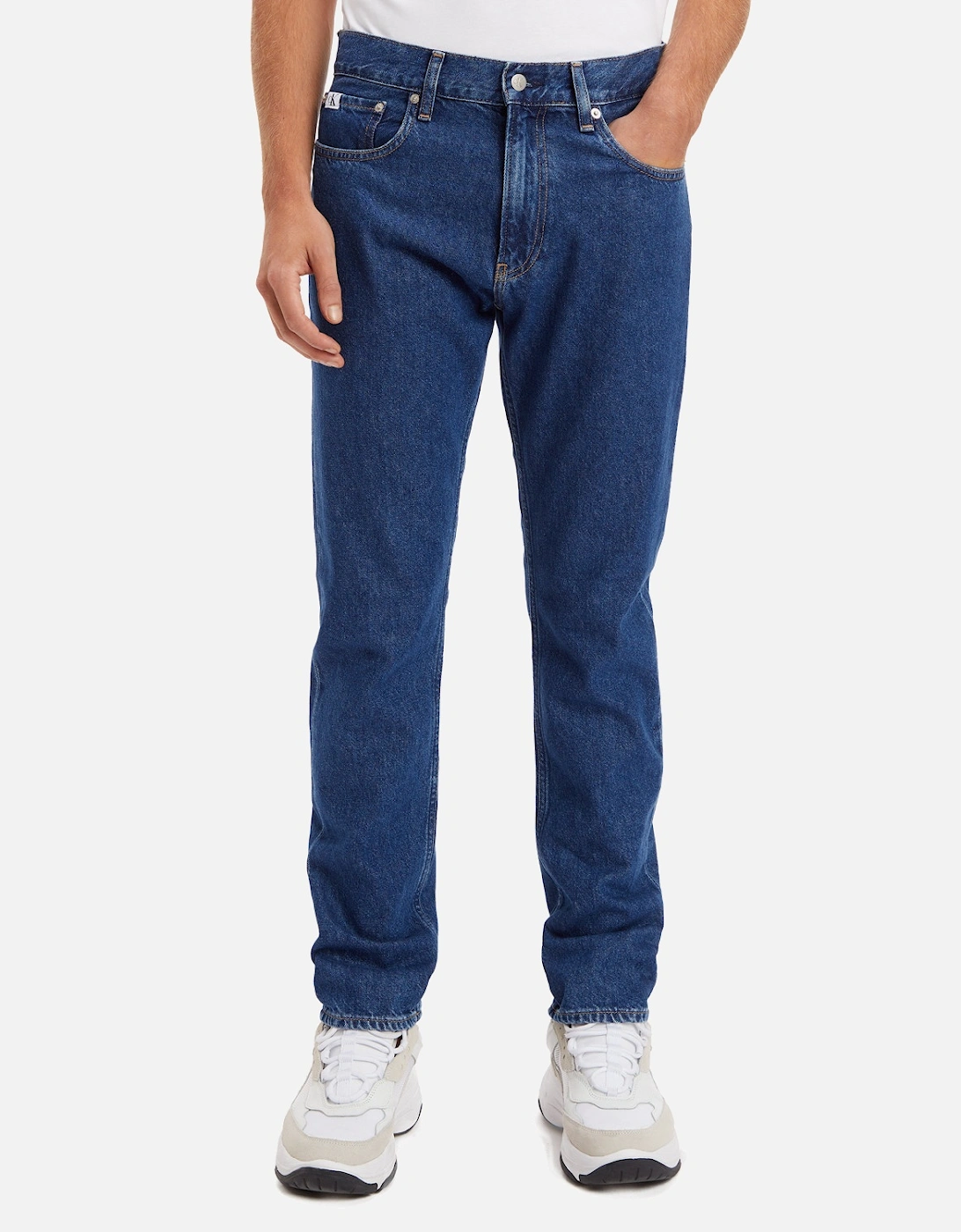 Mens Authentic Straight Leg Jeans (Blue)