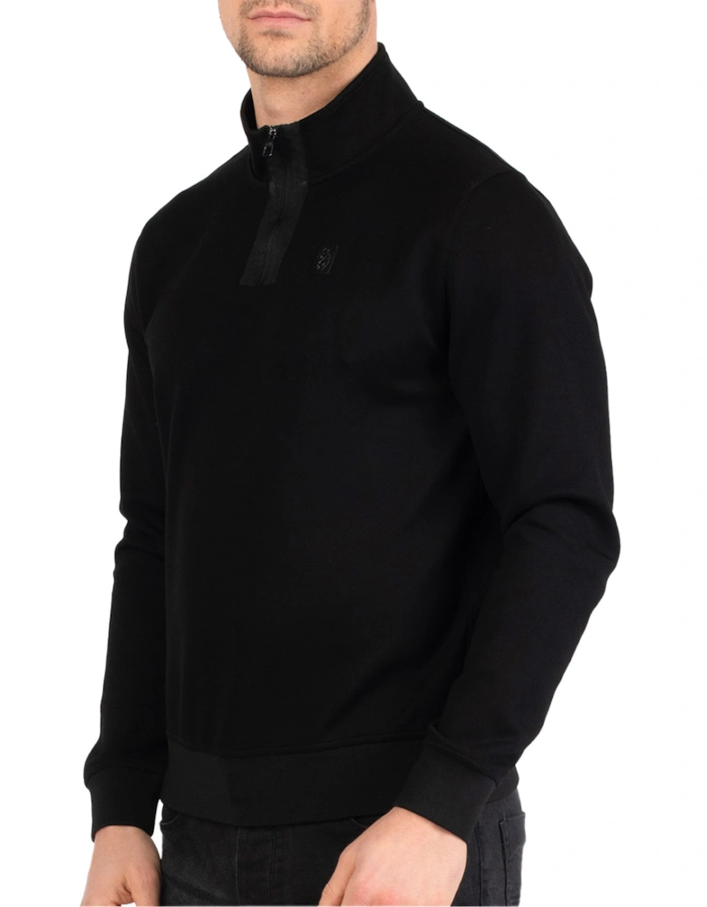 Luke Mens Full Hardy Zip Sweatshirt (Black)