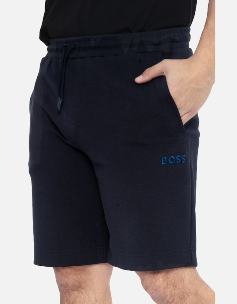 Boss Mens Headlo Jersey Shorts (Navy)