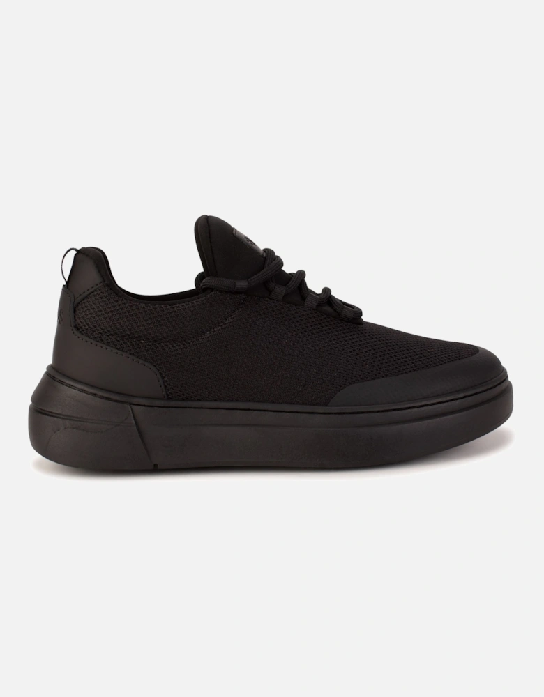 Juniors Textile Sneakers (Black)