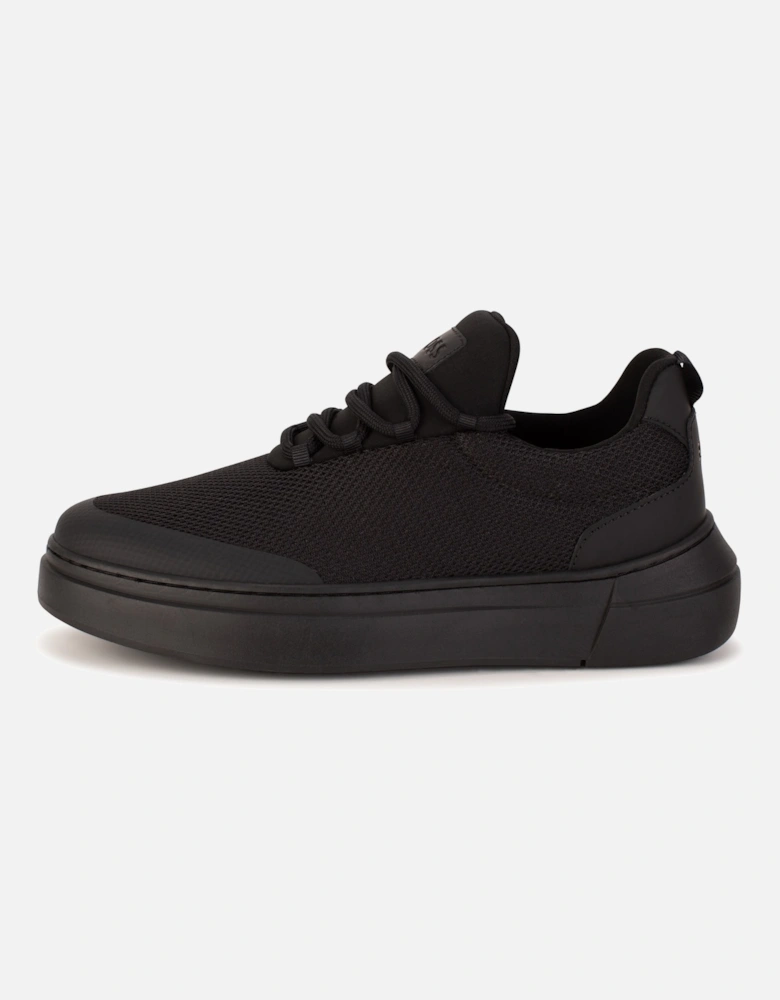 Juniors Textile Sneakers (Black)