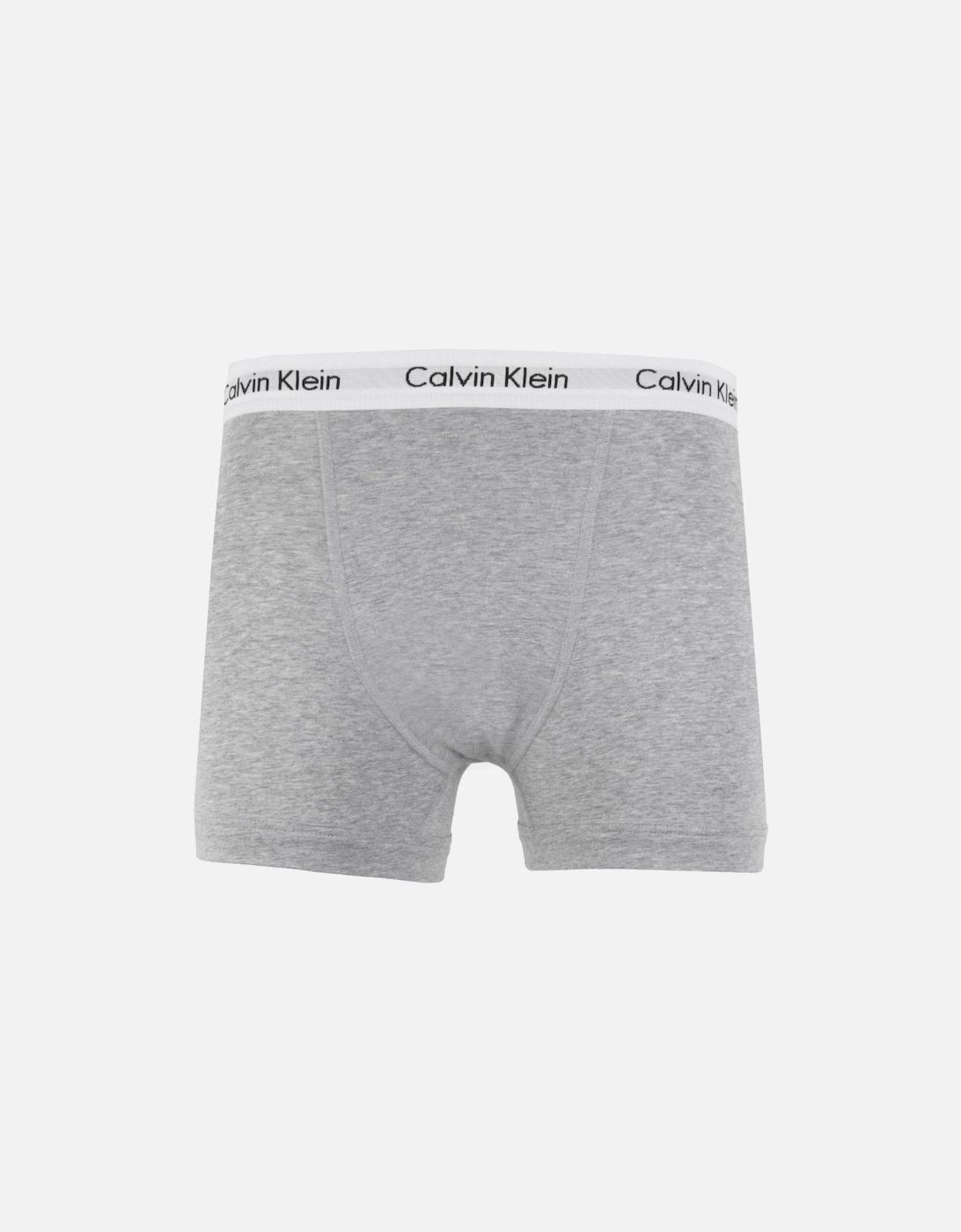 Mens 3 Pack Contrast Band Boxers (Black/Grey/White)