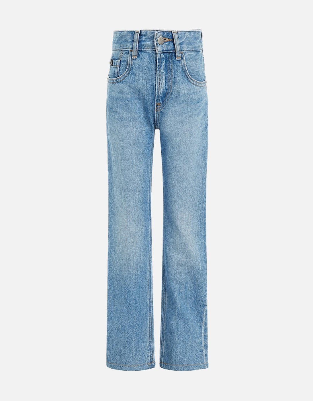 Juniors Straight Leg Jeans (Blue), 6 of 5