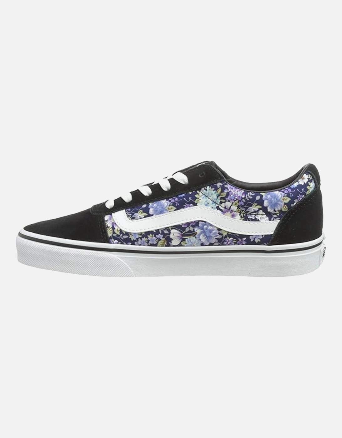 Womens Ward Floral Trainers (Black)