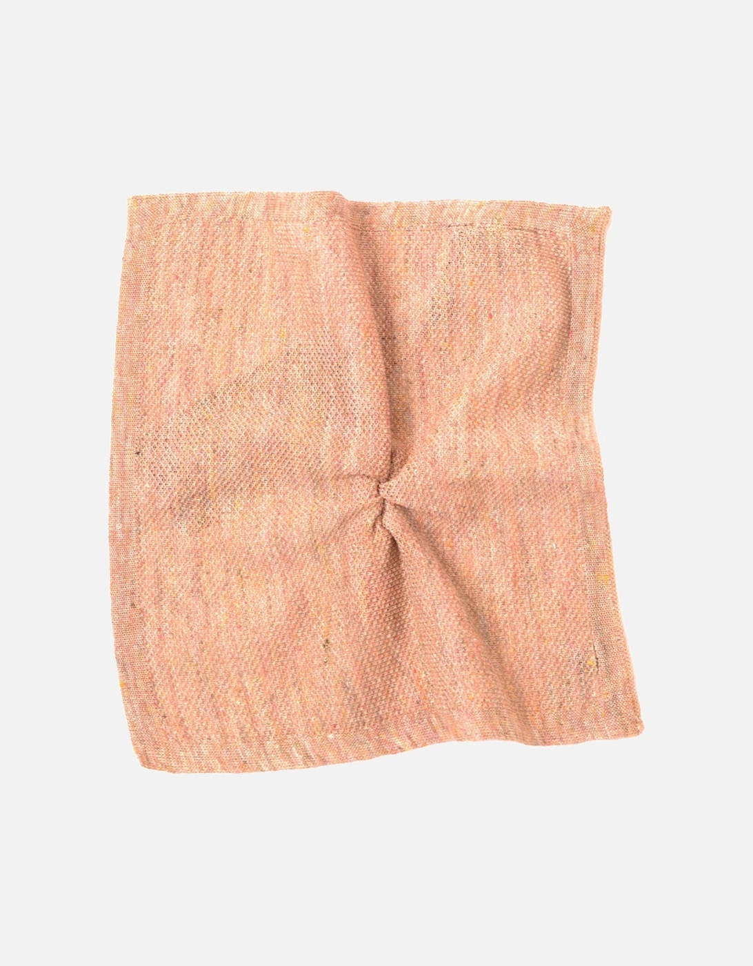 Mens Base Knitted Linen Handkerchief (Light Brown), 2 of 1