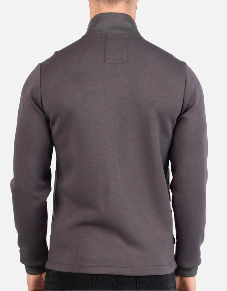 Luke Mens Cromwell Funnel Sweatshirt (Graphite)