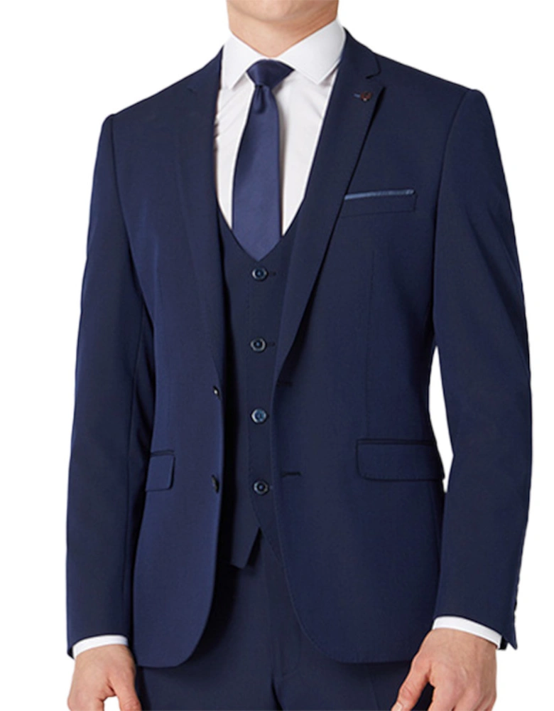 Mens Luca Slim Fit Jacket (Navy)