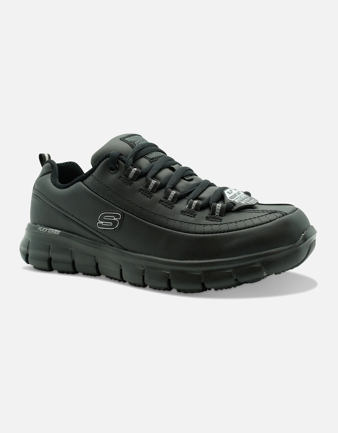 Womens Sure Track Trainers (Black), 4 of 3