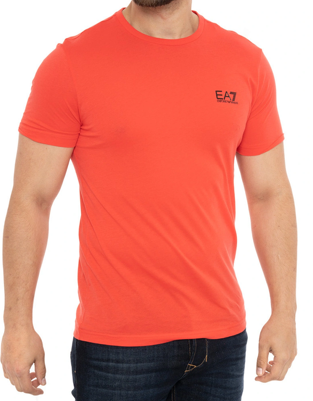Mens Small Logo T-Shirt (Red)