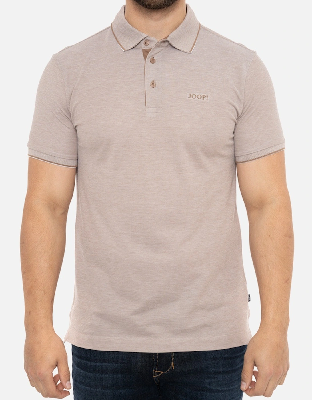 Joop Mens Percy Pima Cotton Polo Shirt (Brown), 8 of 7