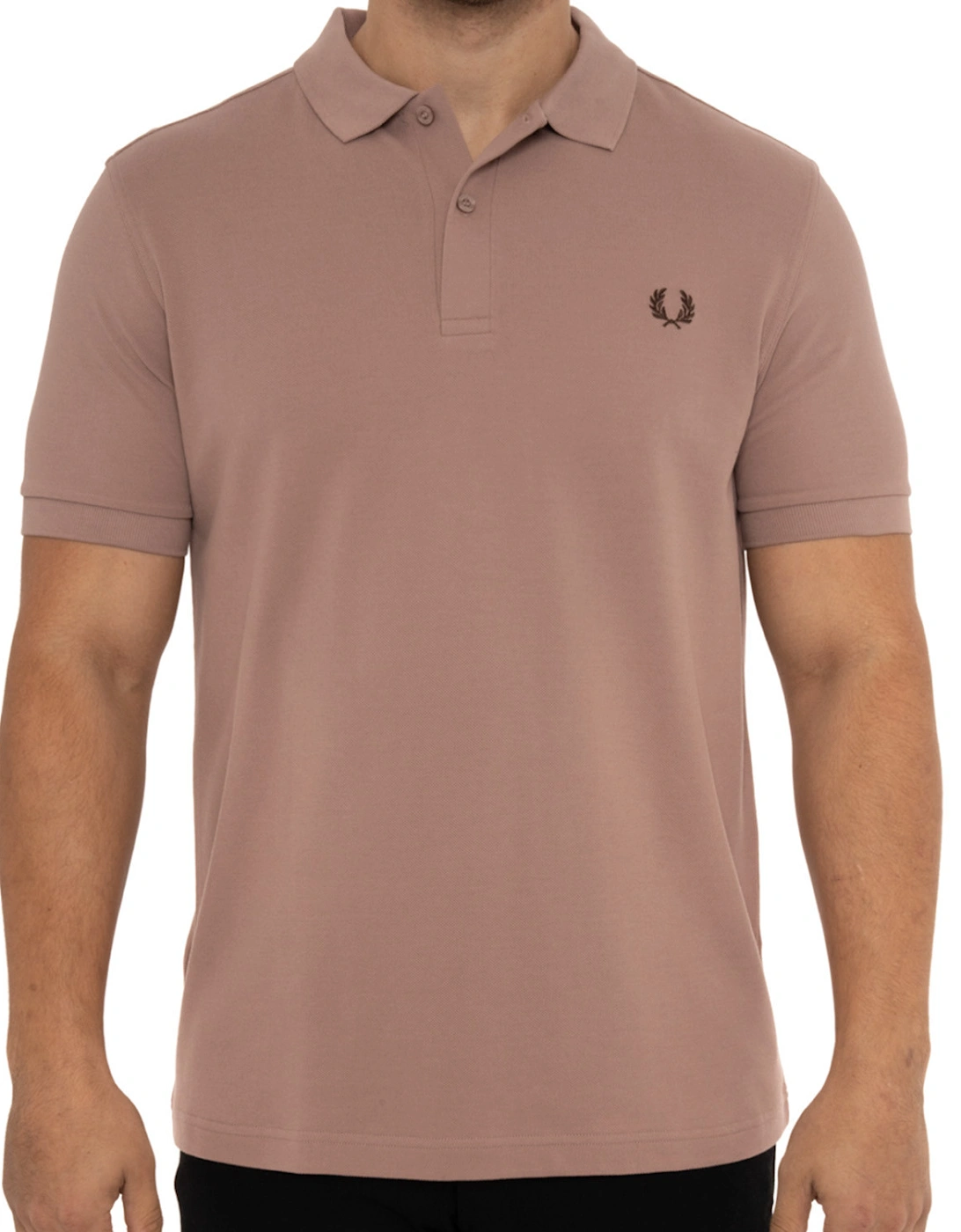 Mens Plain Polo Shirt (Dark Pink), 8 of 7