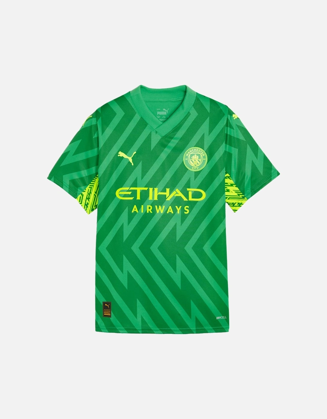 Youths Manchester City Goalkeeper Shirt 2023/24 (Green), 3 of 2