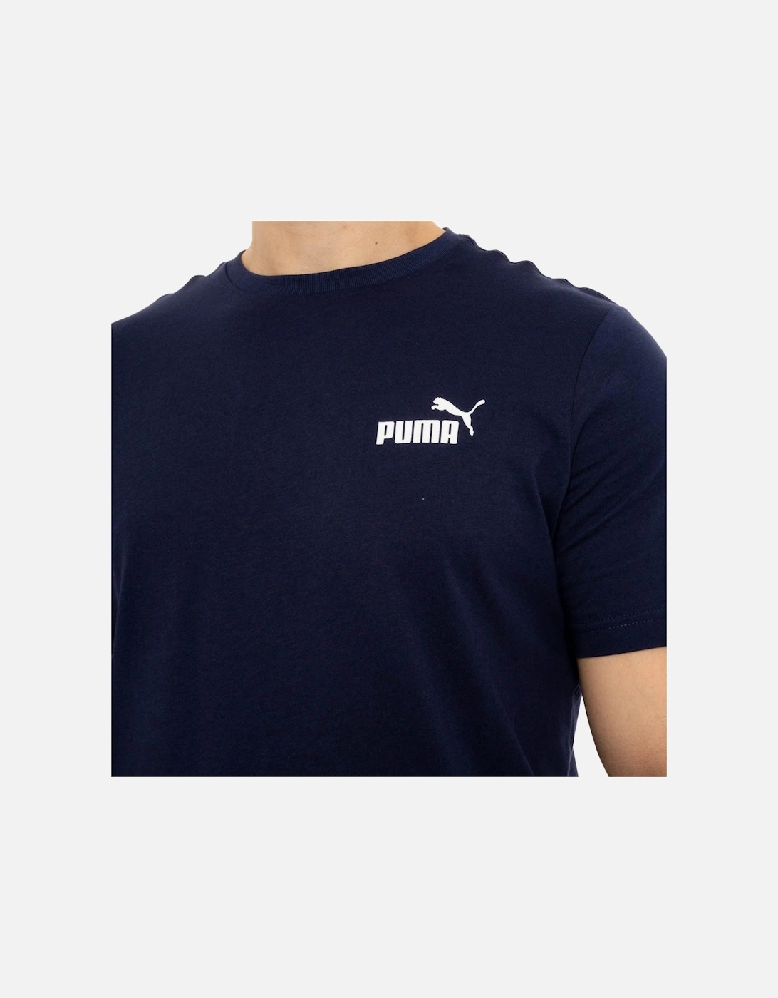 Mens Essential Small Logo T-Shirt (Navy)