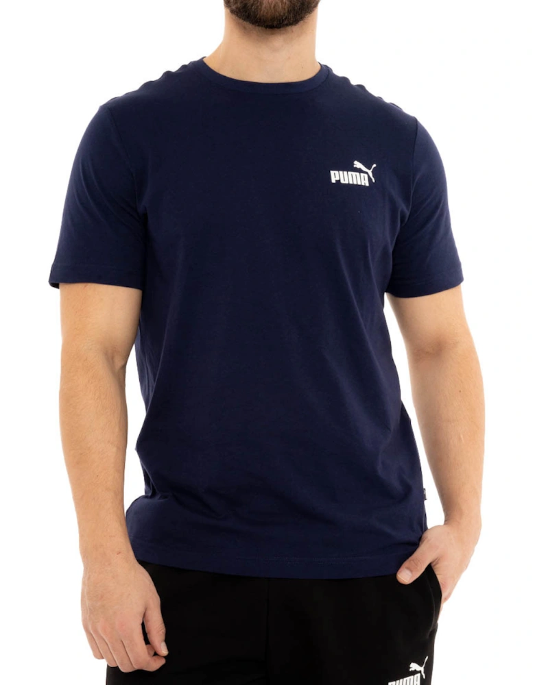 Mens Essential Small Logo T-Shirt (Navy)