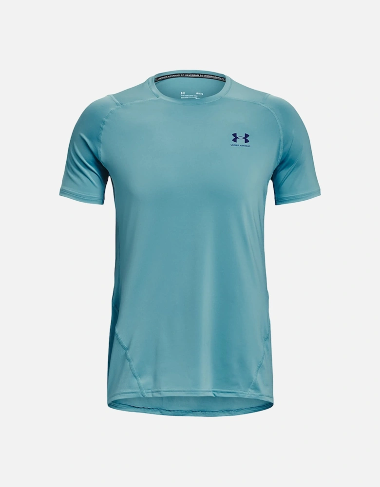 Mens Heat Gear Fitted T-Shirt (Blue)
