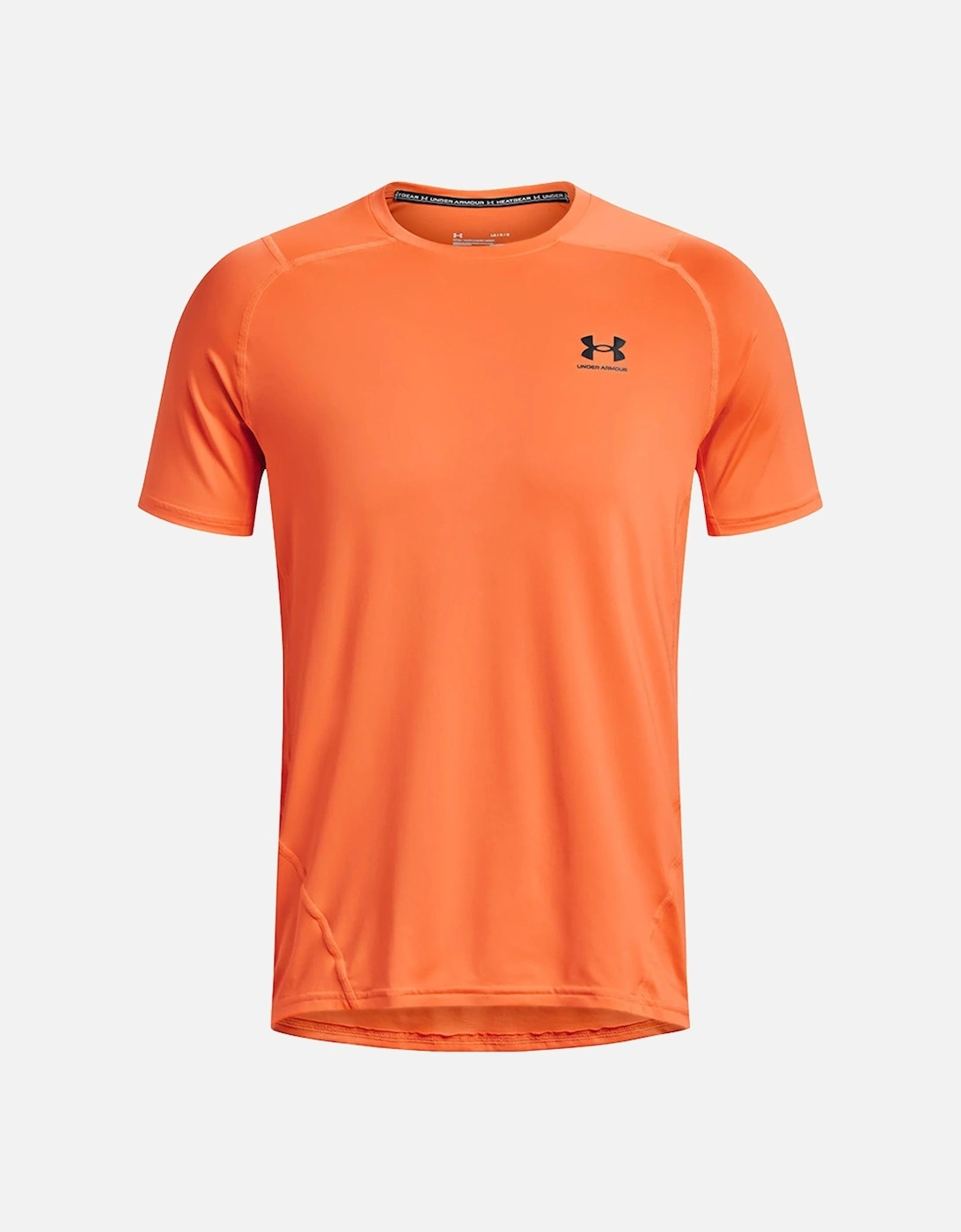Mens Heat Gear Fitted T-Shirt (Orange), 7 of 6