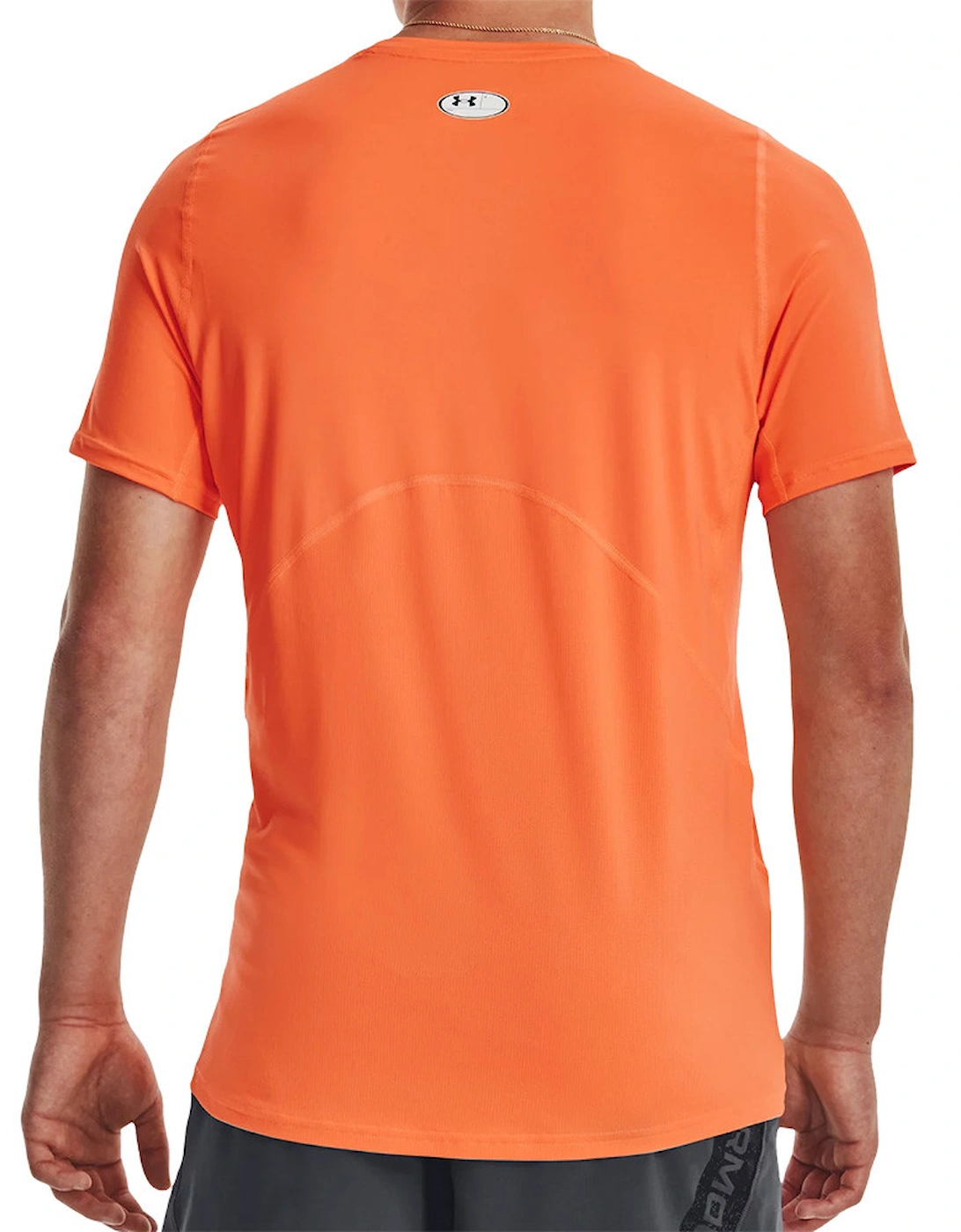 Mens Heat Gear Fitted T-Shirt (Orange)