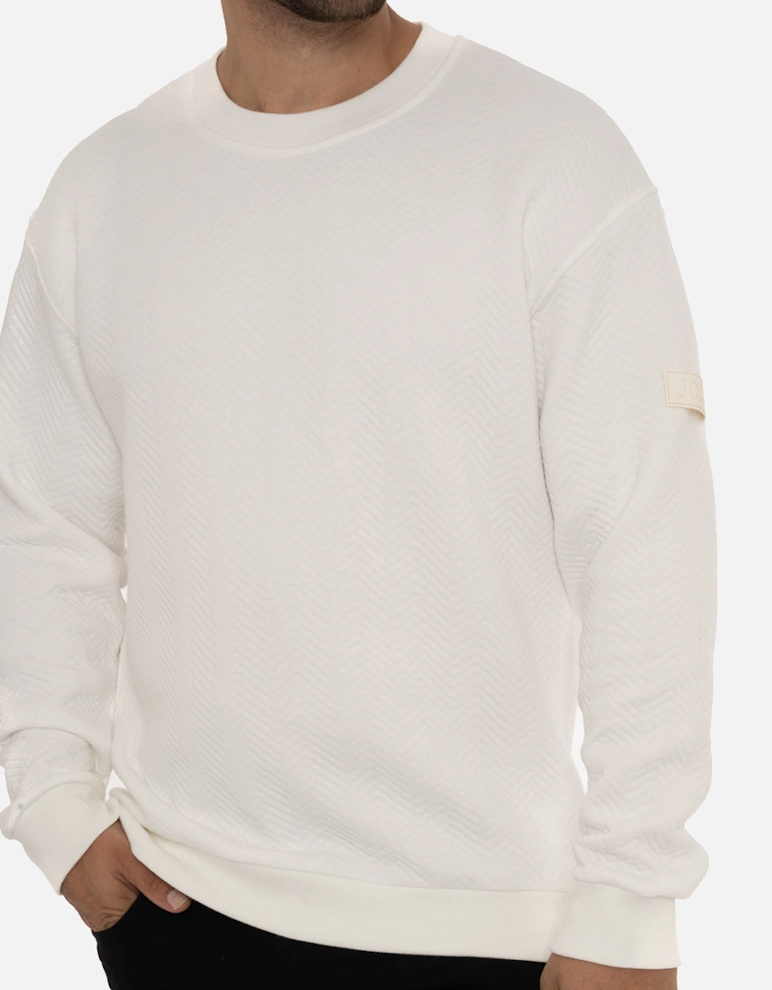 Joop Mens Taras Crew Sweatshirt (White)