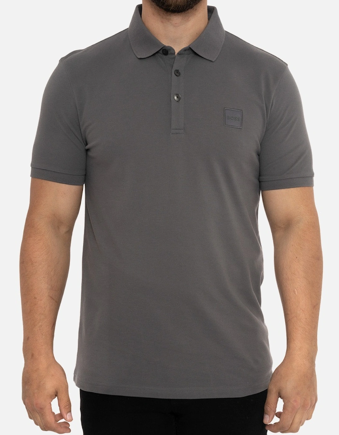 Boss Mens Passenger Slim Fit Polo Shirt (Grey), 8 of 7