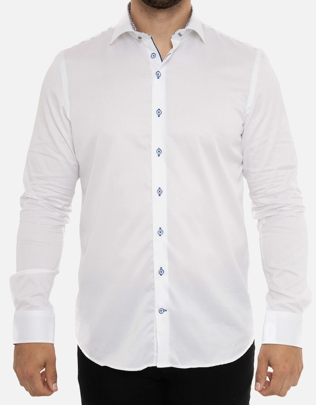 Coffee Cup Trim Shirt (White), 8 of 7