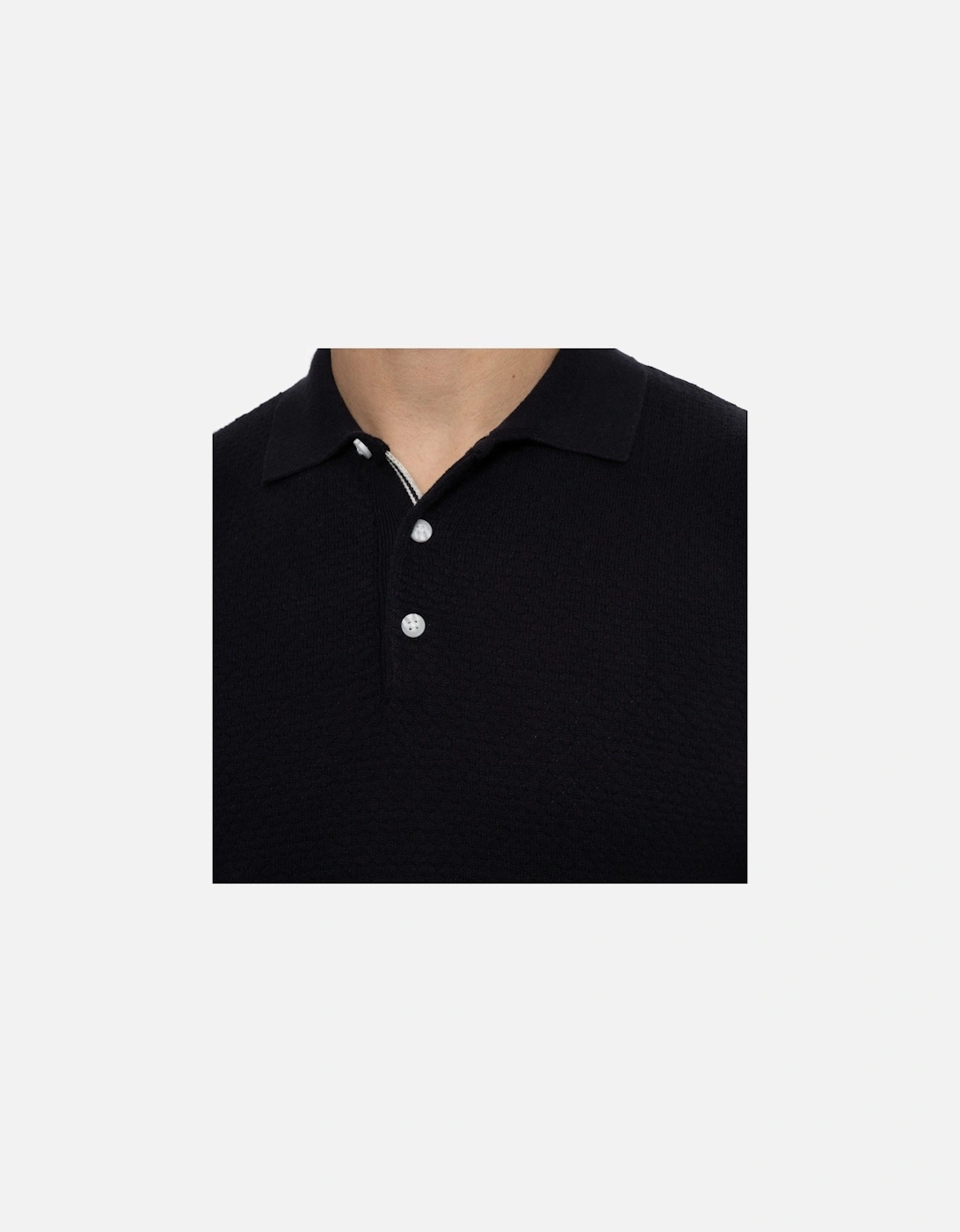 Mens S/S Knit Polo Shirt (Navy)