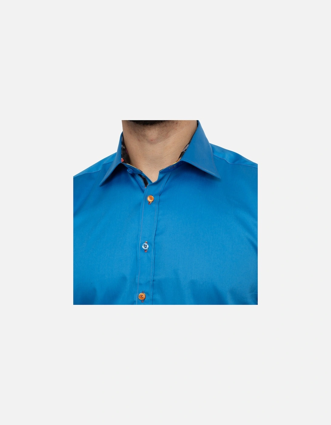 Mens Vinyl Trim Shirt (Blue)