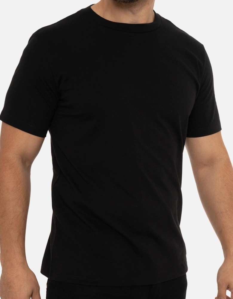 Mens Shoulder Logo T-Shirt (Black)