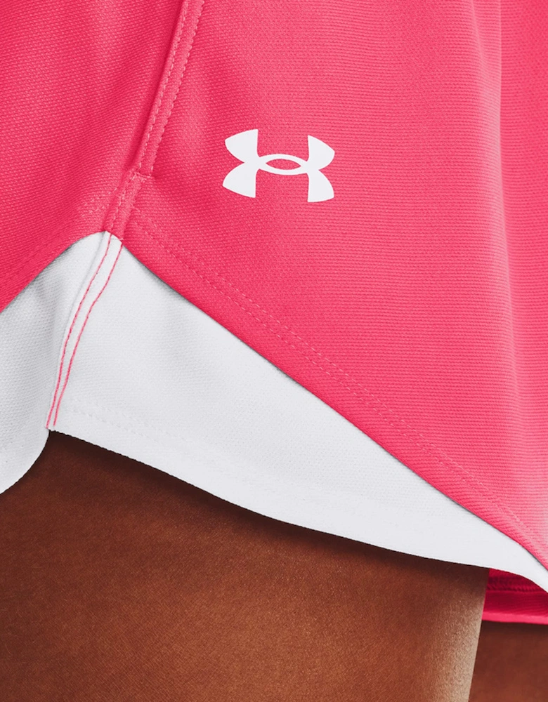 Womens Play Up 3.0 Shorts (Pink)