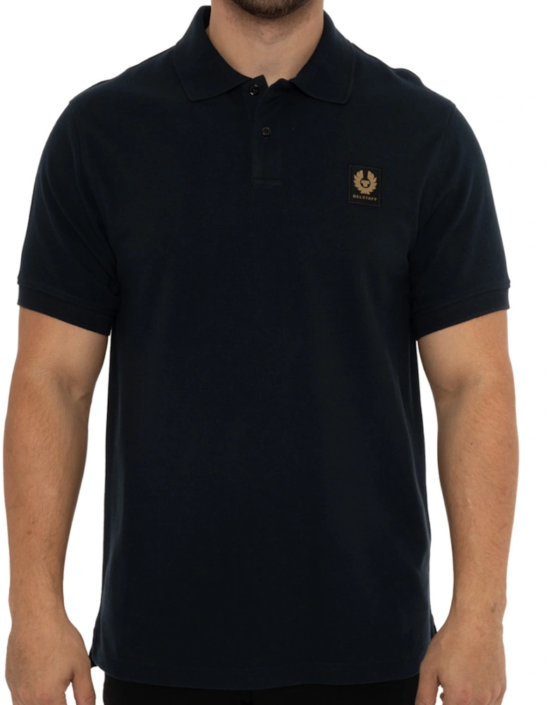 Mens Short Sleeve Polo Shirt (Navy)