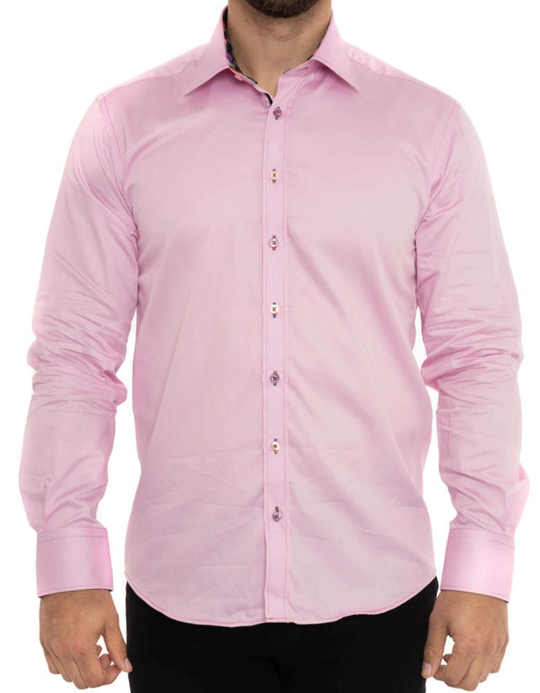 Mens Vinyl Trim Shirt (Pink)