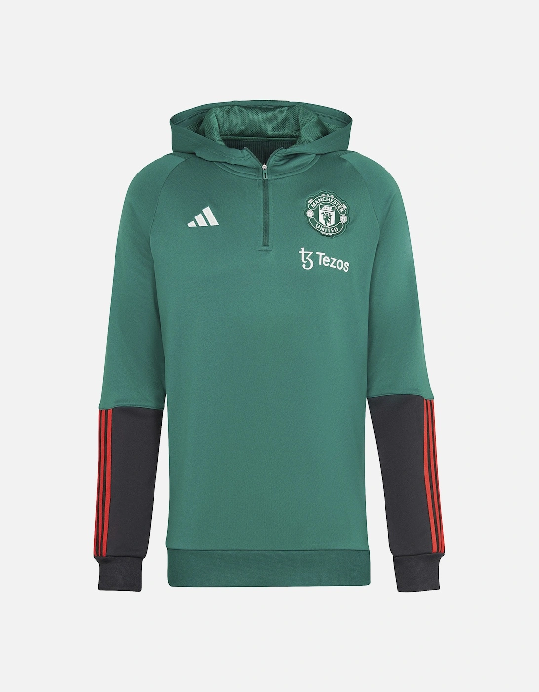Mens Manchester United Training Hoodie (Green), 8 of 7
