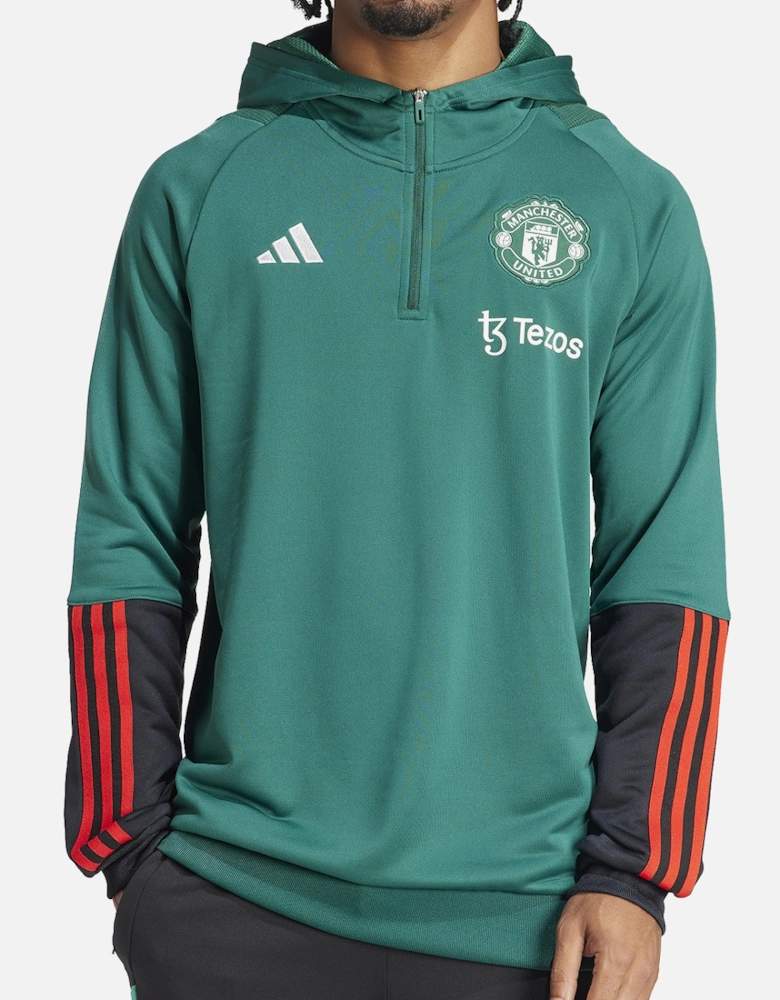 Mens Manchester United Training Hoodie (Green)