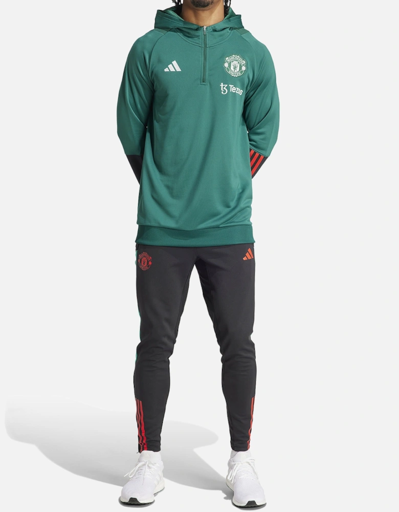 Mens Manchester United Training Hoodie (Green)