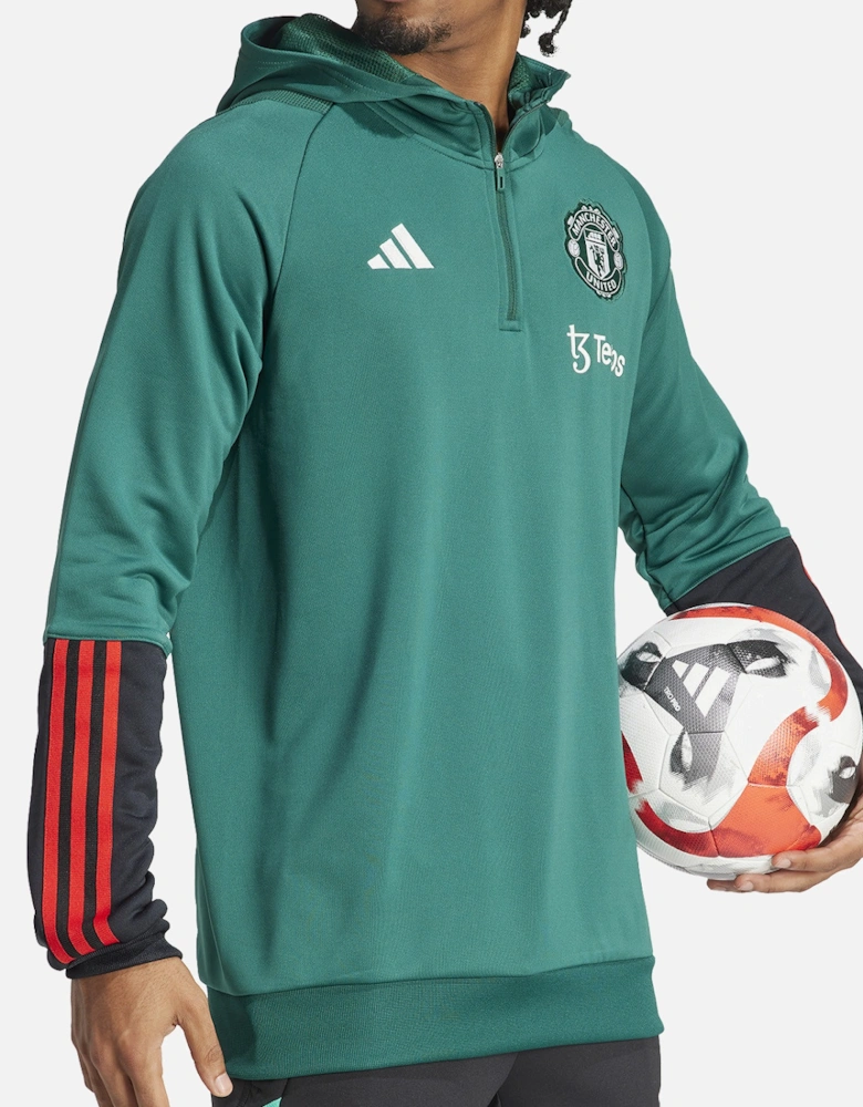 Mens Manchester United Training Hoodie (Green)