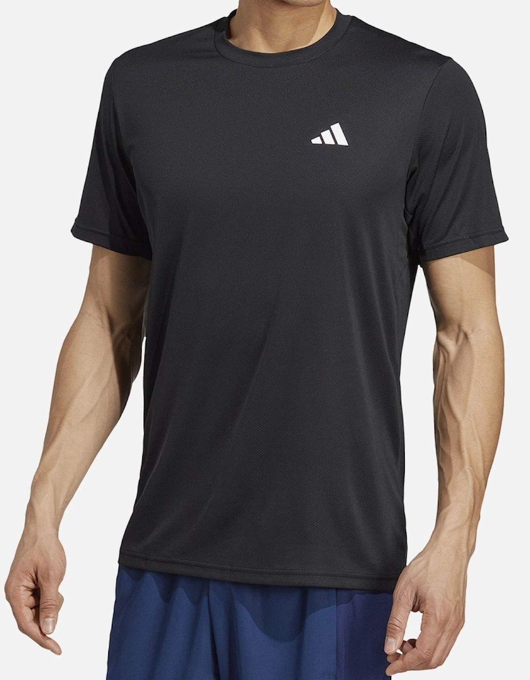 Mens Training Essential Base T-Shirt (Black), 7 of 6