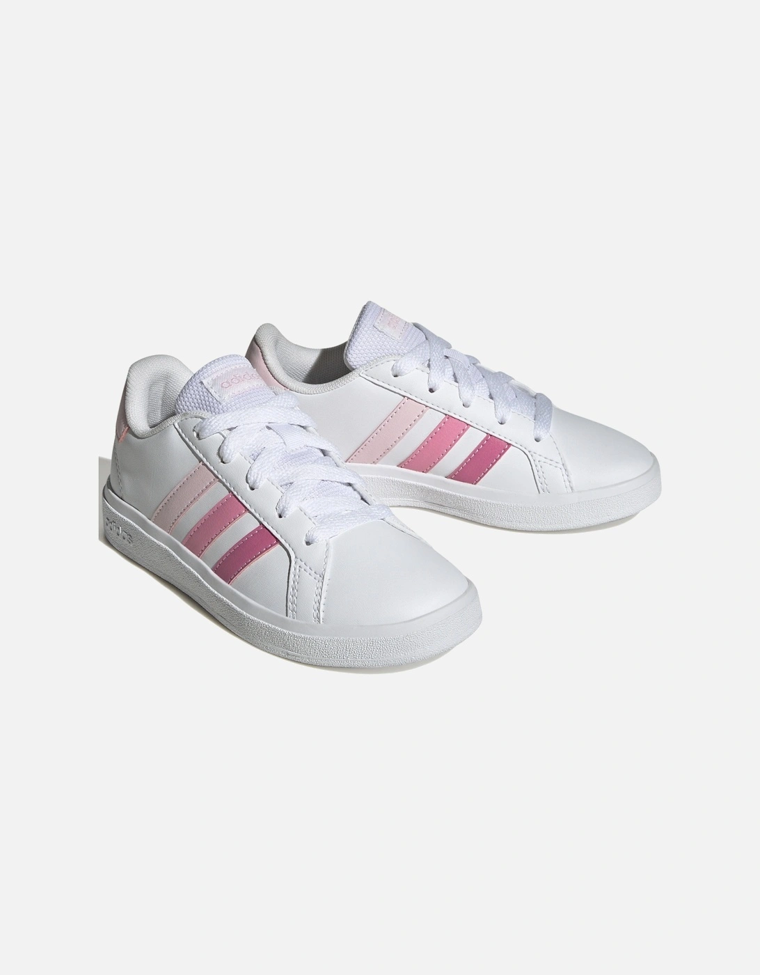 Youths Grand Court 2.0 Trainers (White/Pink)