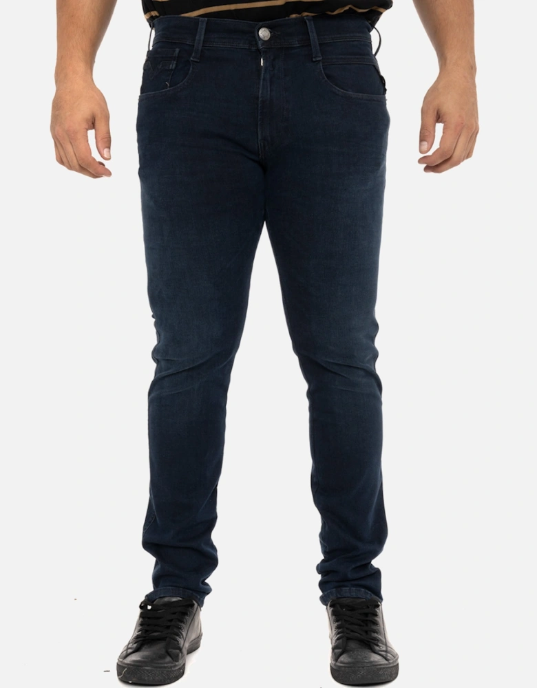 Mens Anbass Recycled 360 Jeans (Dark Blue)