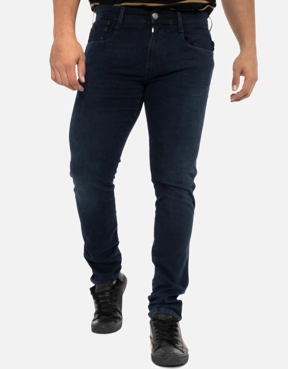 Mens Anbass Recycled 360 Jeans (Dark Blue)
