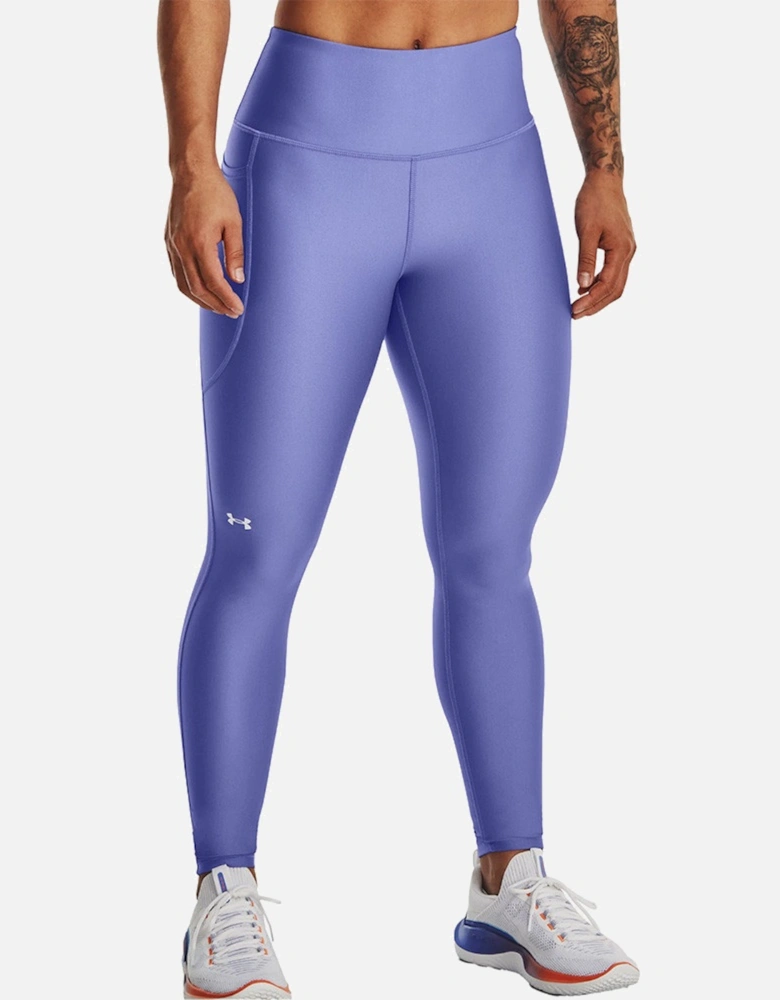 Womens Heat-Gear Hi Rise Leggings (Blue)