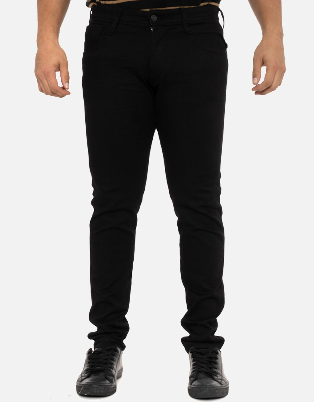 Mens Anbass Slim Fit Jeans (Black), 8 of 7