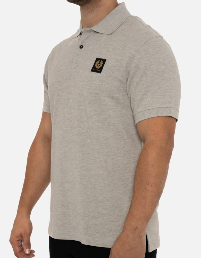 Mens Short Sleeve Polo Shirt (Grey)