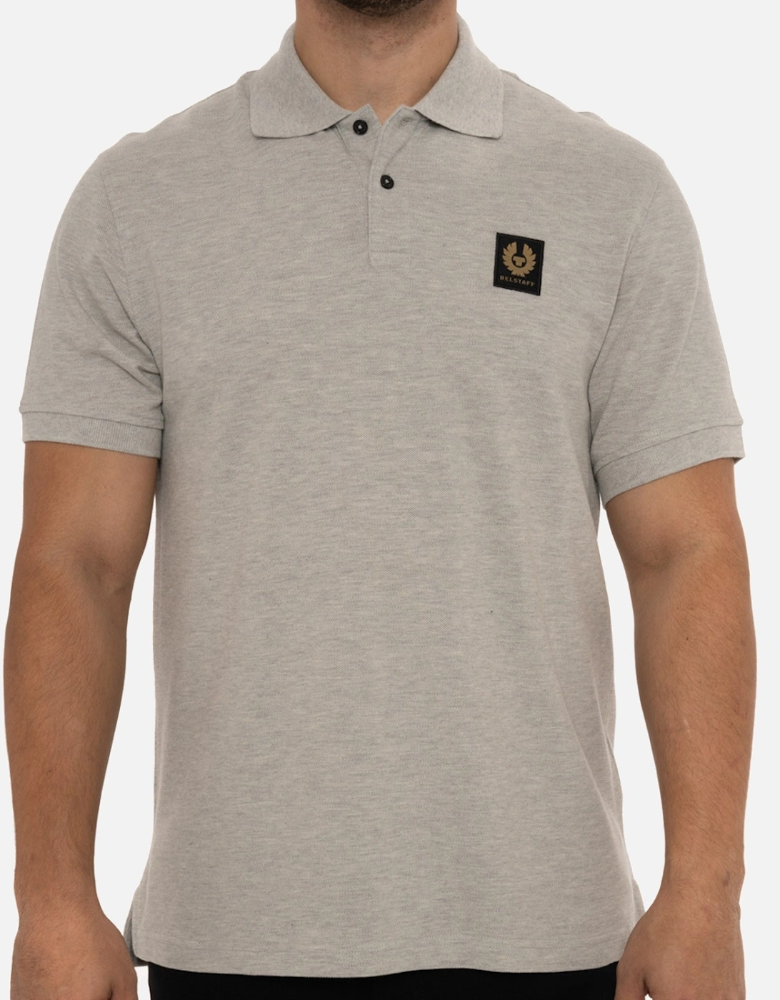 Mens Short Sleeve Polo Shirt (Grey), 8 of 7