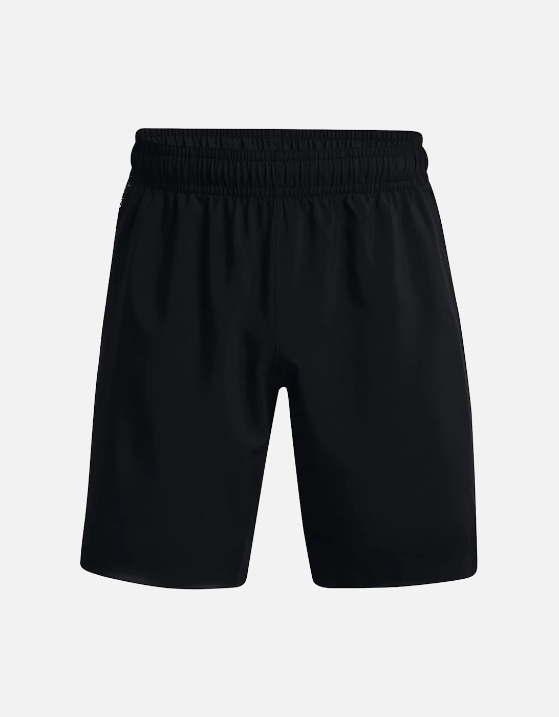 Mens Woven Graphic Shorts (Black/White), 6 of 5