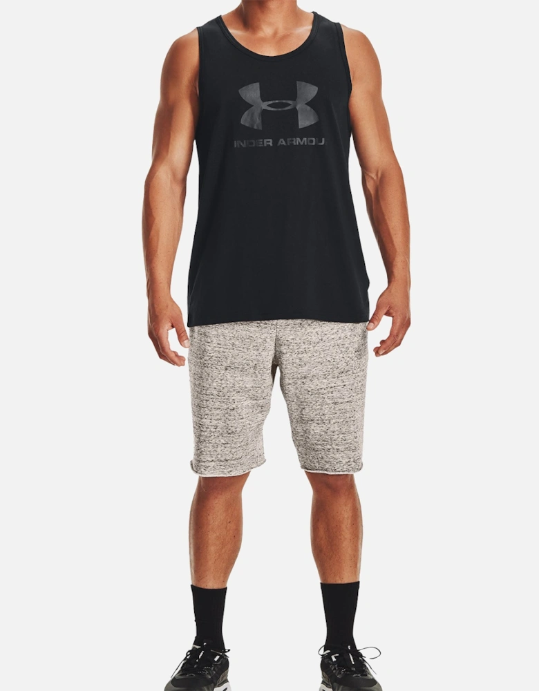 Mens Sportstyle Logo Tank Top (Black)