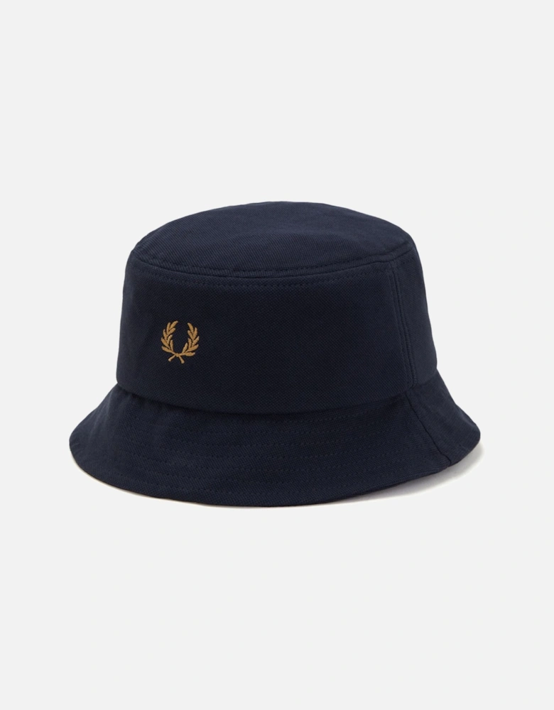 Mens Bucket Hat (Navy/Brown)