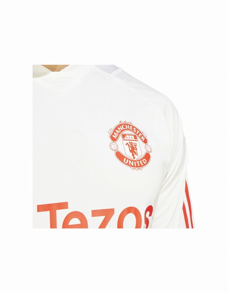 Mens Manchester United Training Jersey 2023/24 (White)