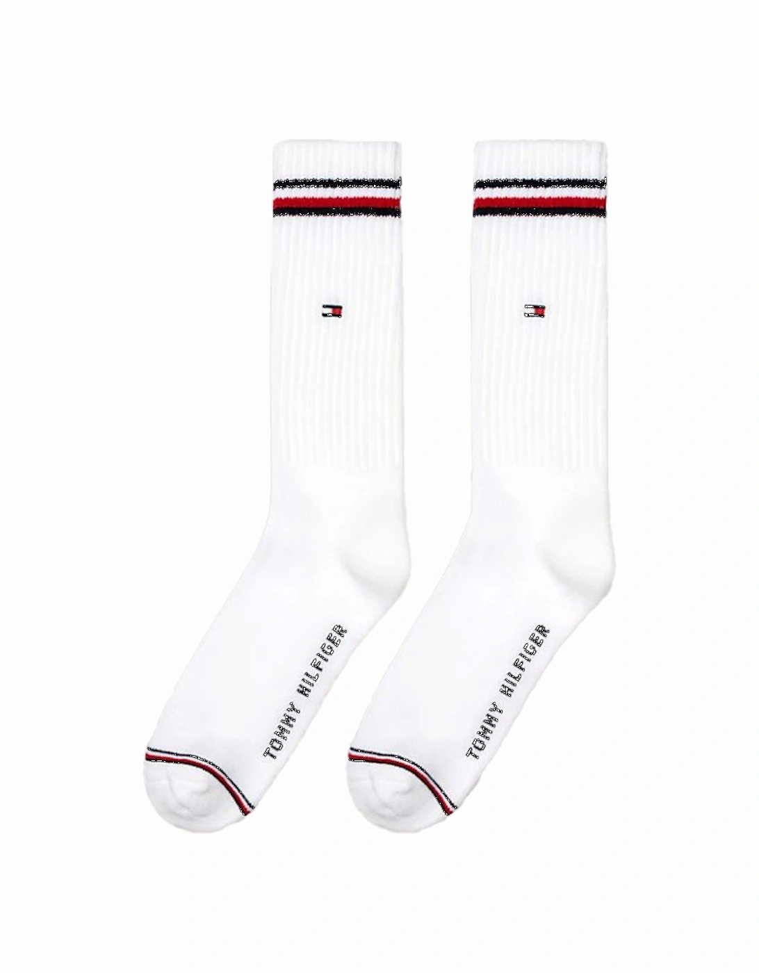 Mens Iconic Sock 2 Pack (White), 3 of 2