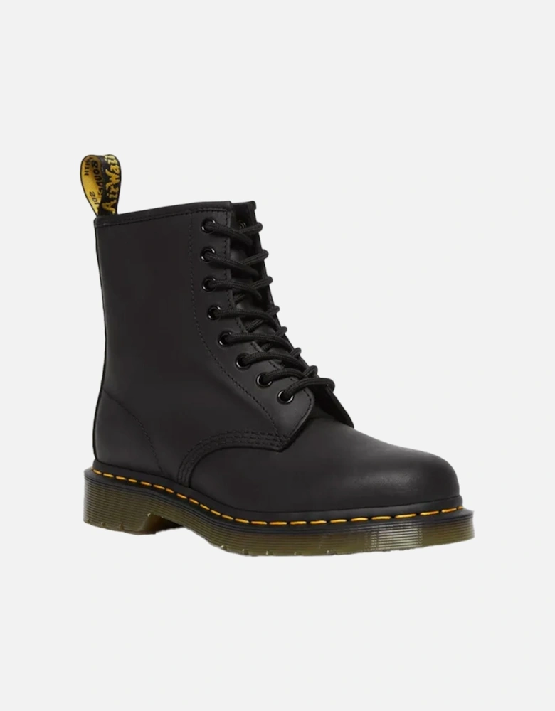 Dr. Martens Womens 1460 Greasy Leather Boots (Black)